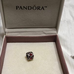 Pandora ruby charm
